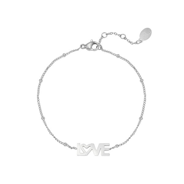 Love letters armband zilver