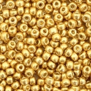Miyuki rocailles Duracoat galvanized gold 3mm - per 5 gram