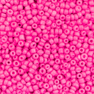 Glaskralen Rocailles neon roze 2 mm - per 10 gram