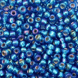 Miyuki rocailles Silverlined capri blue 3mm - per 5 gram