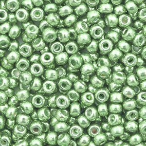 Miyuki Rocailles Duracoat galvanized mint green 3 mm - per 5 gram